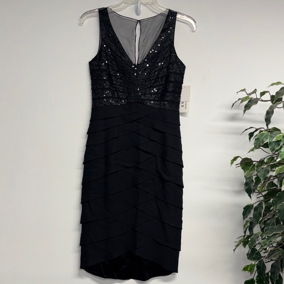 Chetta B Dresses & Skirts - Chetta B Chic Black Dress with Sequin Detail